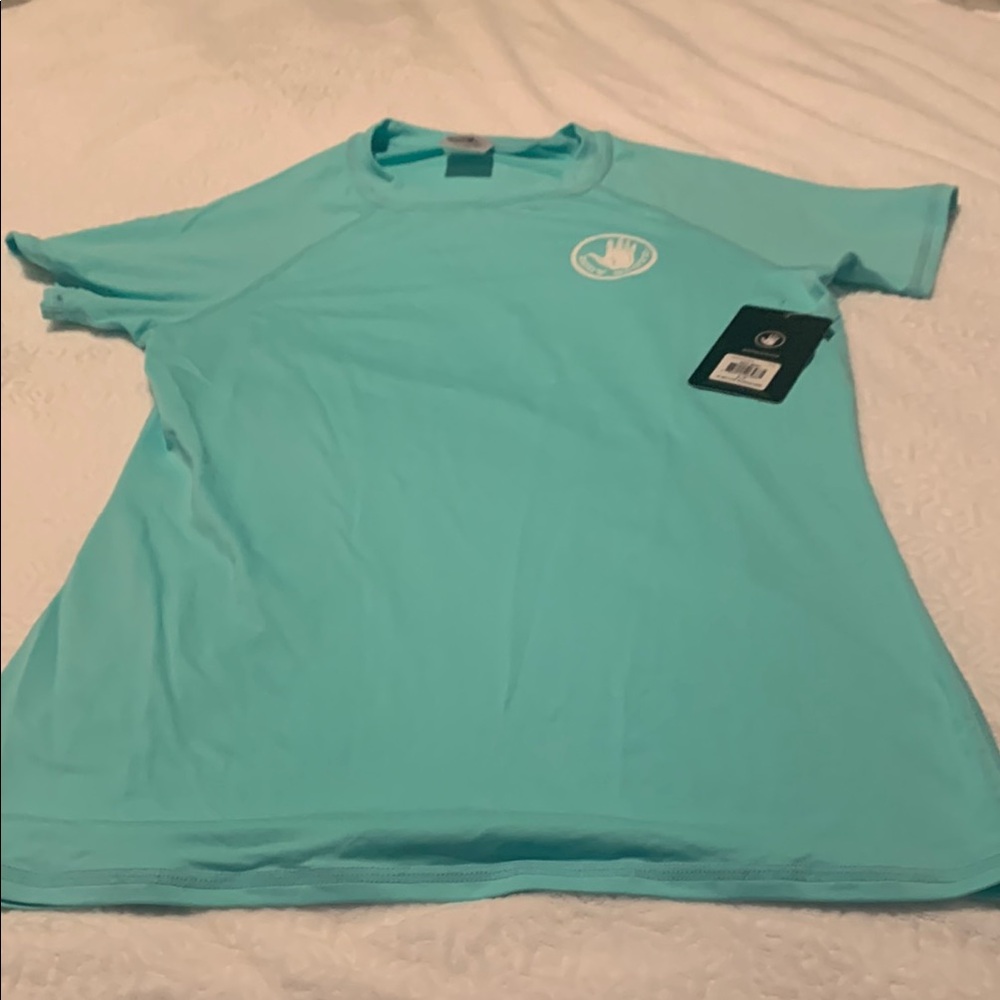 Men's Aqua Blue T-Shirt
